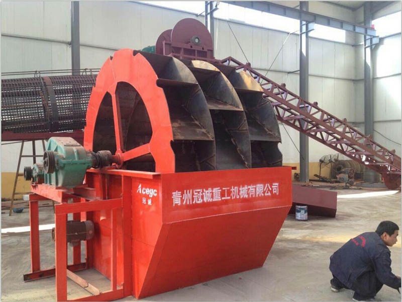 水輪鬥洗砂機